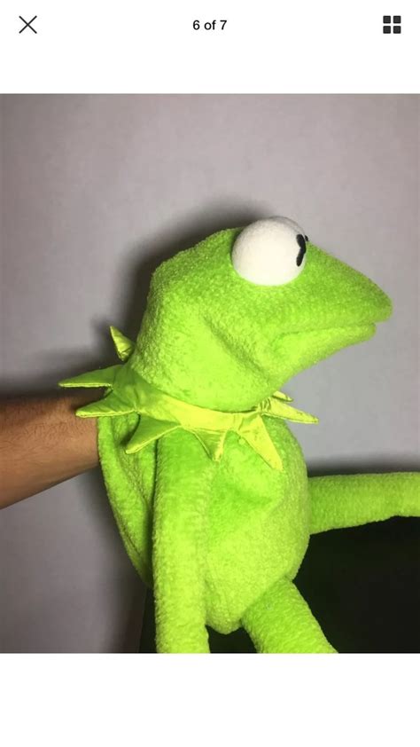 Kermit the frog hand puppet READ DESCRIPTION | Etsy