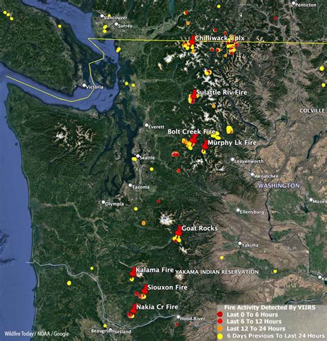 Map Of Current Wildfires 2022