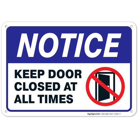 Top 10 Office Signs Keep Door Closed Locked - Your Best Life