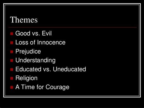 😂 Main themes to kill a mockingbird. Themes in To Kill a Mockingbird ...