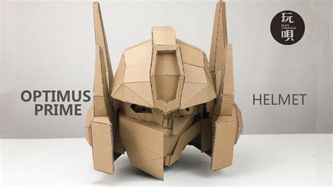 How to Make OPTIMUS PRIME Helmet with Cardbords| PLAY CARDBOARD - YouTube