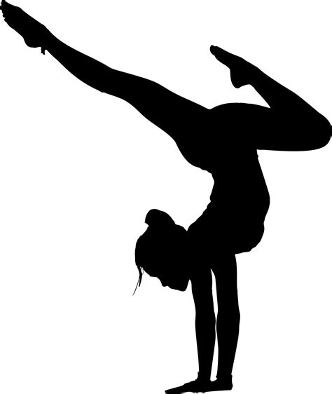 Download Gymnastics Svg Dancer Silhouette Yoga Poses Silhouette Png ...