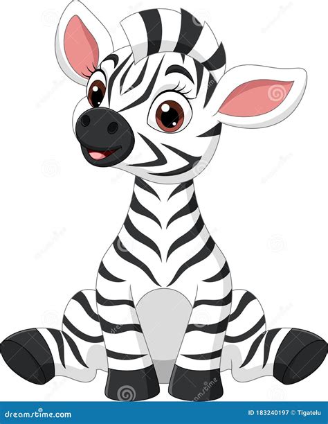 Cute Zebra Toy Cartoon Vector | CartoonDealer.com #19953763