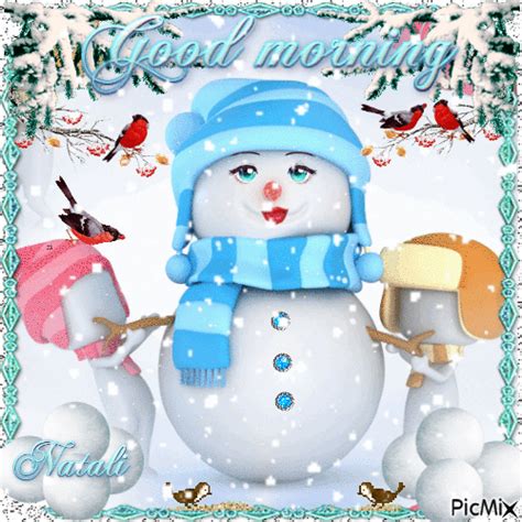 Mrs Snowman Good Morning Gif Pictures, Photos, and Images for Facebook ...