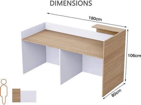 Mahmayi REC-2 Designer Reception Counter Desk, Front Office Desk ...