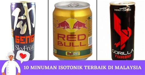 10 Minuman Isotonik Terbaik di Malaysia 2024 | Sedap