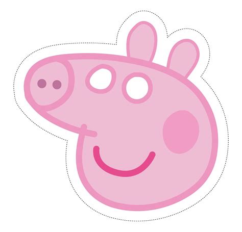 Peppa Pig Masks | Peppa pig birthday, Peppa pig birthday party, Peppa ...