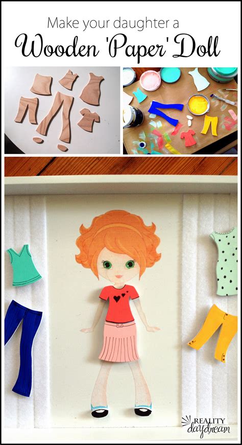 DIY Wooden PAPER DOLLS... a tutorial! {Reality Daydream