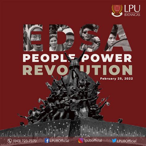 EDSA People Power Revolution Anniversary - Lyceum of the Philippines ...