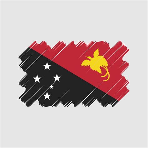 Papua New Guinea Flag Vector Design. National Flag 11473071 Vector Art ...