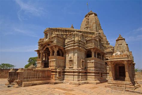 Chittorgarh Fort, Chittorgarh, India - A beautifully carved temple ...