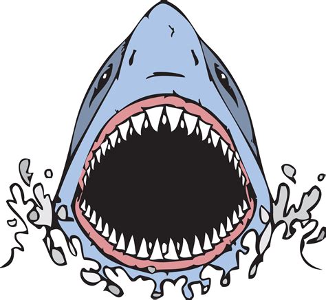 Great White Shark Outline Drawing | Free download on ClipArtMag