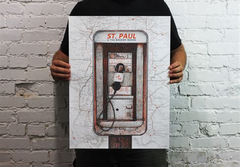 St. Paul and the Broken Bones, 2014 Tour Poster – M.I.D. Goods