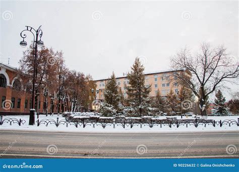 Tyumen, Russia - Winter Landscape with Snow-covered Trees Stock Photo ...