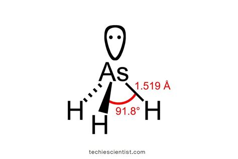 AsH3 Lewis Structure, Geometry, Hybridization, and Polarity ...