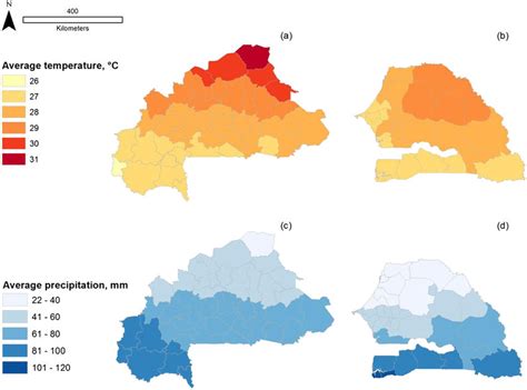 Burkina Faso Average Temperature / Agro-climatic zones in Burkina Faso ...