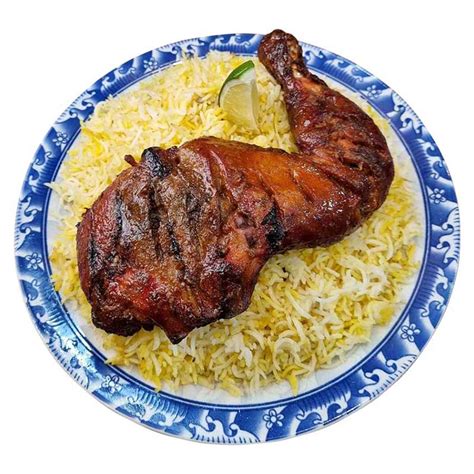 Biryani Chicken Tandoori - Golden Rice Hyderabadi Biryani