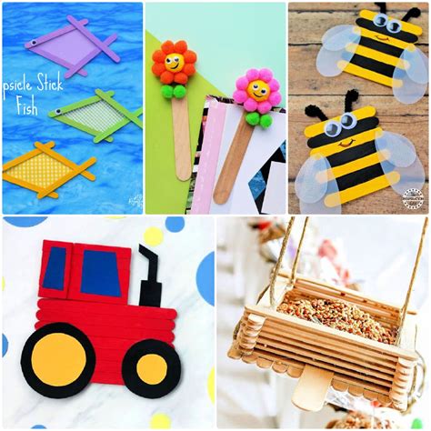 30 Popsicle Stick Crafts for Kids To Make Fun Things