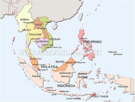 Map Of Southeast Asia Blank M1Zh4 - Large Map of Asia