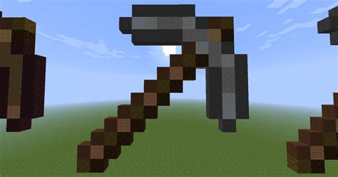 Minecraft Stone Pickaxe by JoelandJoel on deviantART