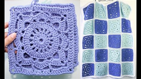 How to Crochet Willow Square Easy Tutorial - YouTube