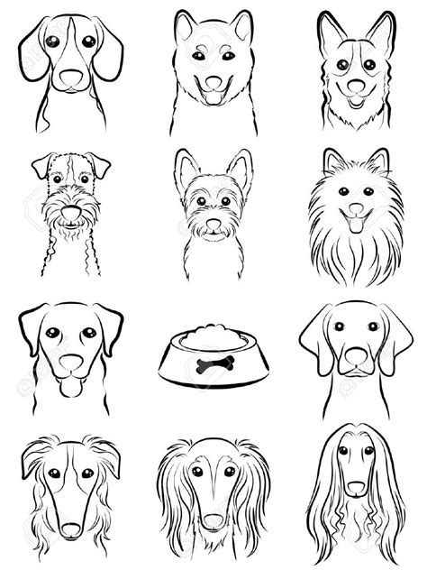 Dog / Line Drawing Royalty Free Cliparts, Vectors, And Stock ...