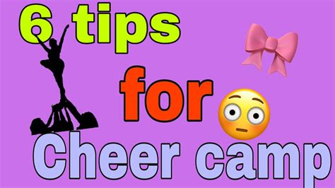 PREPARING FOR CHEER CAMP | 6 TIPS - YouTube