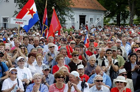 Thousands People Former Yugoslavia Gather Celebrate Editorial Stock ...