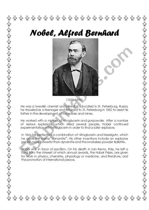 famous scientists biographies - ESL worksheet by Vero Escobar