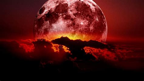 Red eclipse wallpaper - fergym