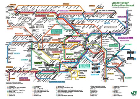 Tokyo Rail Map English