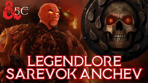 D&D Legendlore: Sarevok Anchev the Bhaalspawn | D&D 5E Character ...