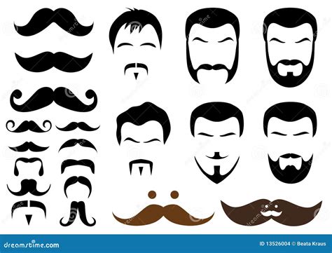 Moustache And Beard Styles, Stock Images - Image: 13526004