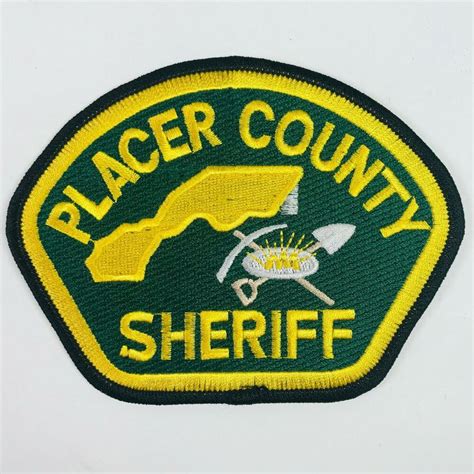 Placer County Sheriff California Patch (B) in 2020 | California patches ...