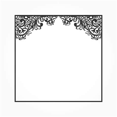 Wedding Corner Border Design Png