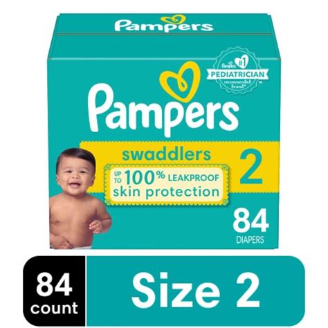 Pampers Swaddlers Baby Diapers Size 2 (12-18 lbs), 84 count - King Soopers