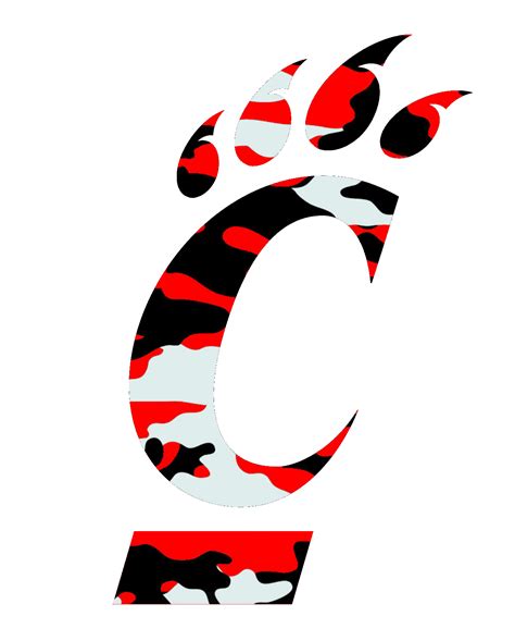 Uc Bearcats Logo Red Camouflage | Free Images at Clker.com - vector ...