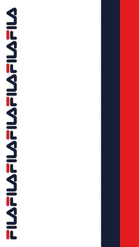 Download Fila White Blue And Red Wallpaper | Wallpapers.com