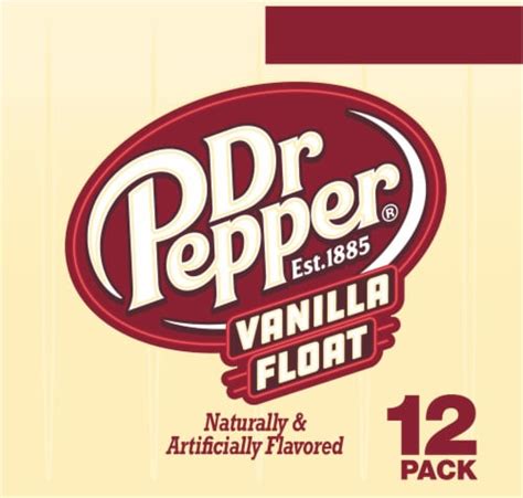 Dr. Pepper Vanilla Float Soda Cans, 12 pk / 12 fl oz - Kroger