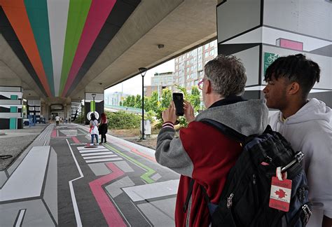 Augmented reality art installation launches underneath Cambie Bridge ...