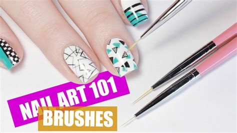 BEST BRUSHES FOR NAIL ART | NAIL ART 101 - YouTube