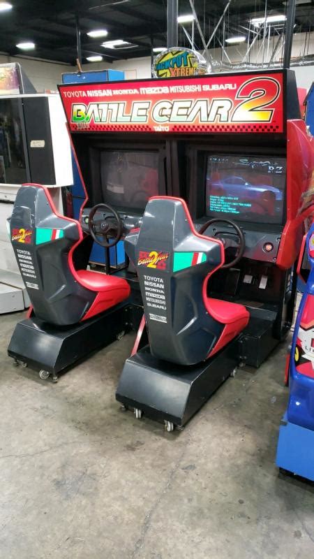 BATTLE GEAR 2 DUAL SITDOWN RACING TAITO ARCADE GAME