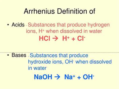 Arrhenius Acid