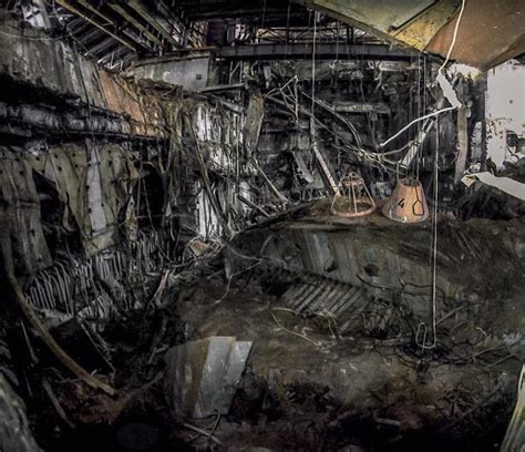 Inside the old CNPP sarcophagus. (not my photo) : r/chernobyl