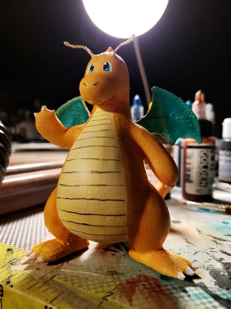 3D printing a Dragonite included a lot of failure. He's rough, but we ...