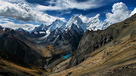 2560x1440px | free download | HD wallpaper: peru, cordillera huayhuash ...