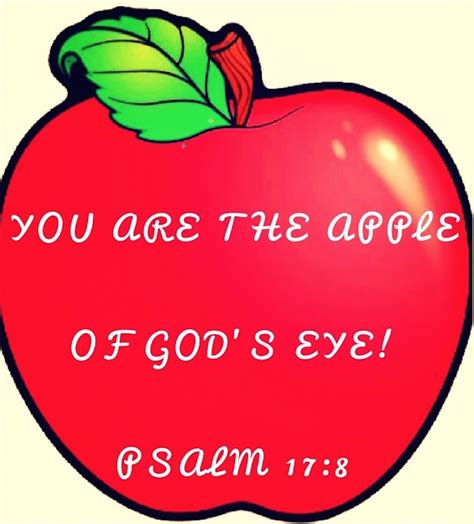 You are the Apple of God's Eye! www.godlyrunninggirls.com | Gods eye ...