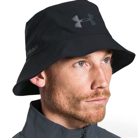 Under Armour Mens Black Waterproof GORE-TEX Bucket Hat just £39.99