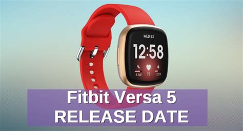 Fitbit Versa 5 Release Date