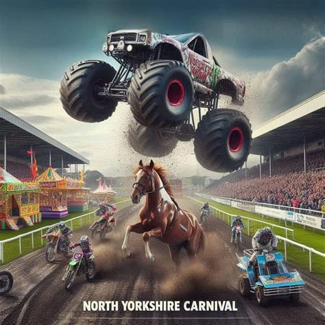 Catterick Racecourse, monstertrucks, extreme bike shows, Funfair and ...